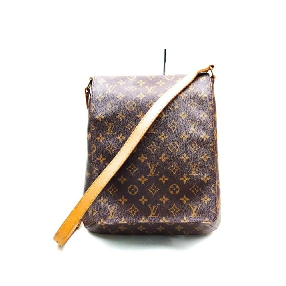 100% Authentic Louis Vuitton Musette Brown Monogram Shoulder Bag - Picture 1 of 9